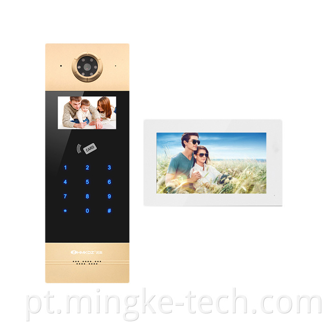 New Style Commax Night Vision Fill Light Doorphone Bell Multi Apartment Building Video Intercom Doorbell1